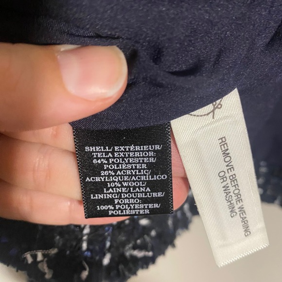 NWT Ann Taylor Petite Tweed Blazer Skirt Suit Set Size 6P 4P Preppy Career - Picture 6 of 16